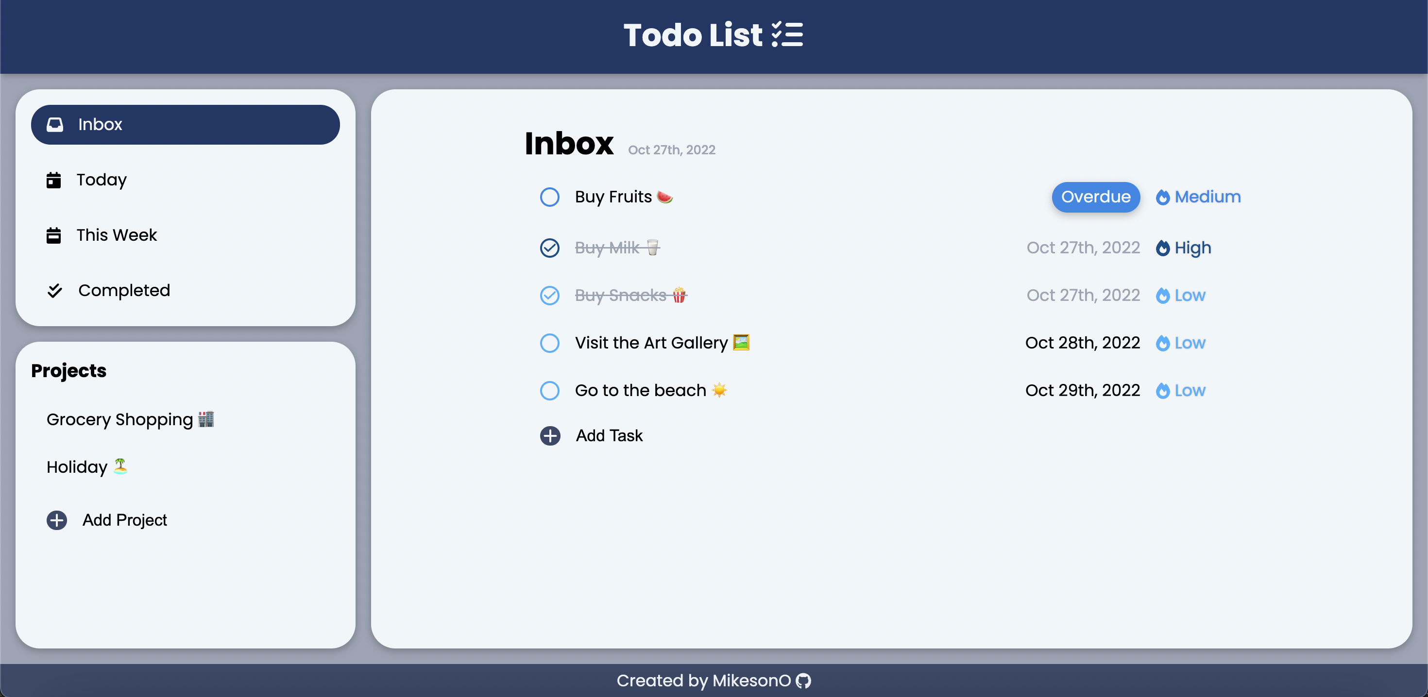 Image of Todo List Project